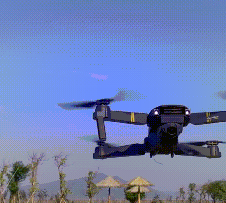 Black Falcon Drone in the sky